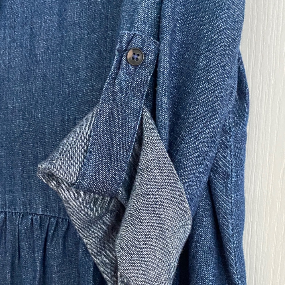 Madewell Blue Denim Dress - Picture 3 of 5